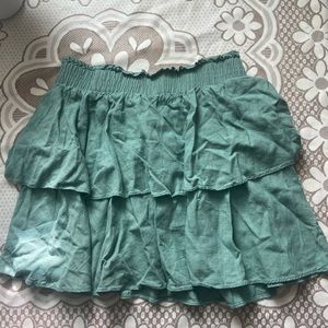Princess Polly Green Skirt